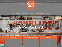 Tablet Screenshot of casualjoes.com